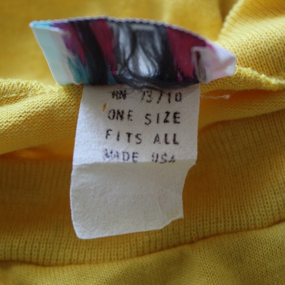 Vintage Marigold Yellow Elastic Waist T-Shirt Dress - Picture 9 of 10